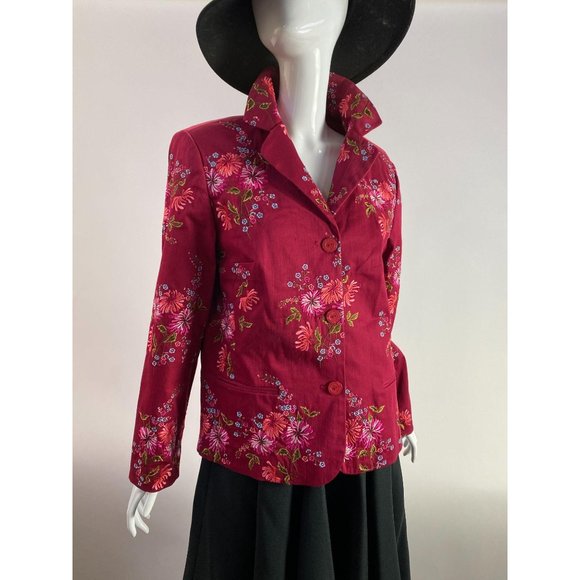 Coldwater Creek Embroidered Jacket Sz M - Picture 3 of 12